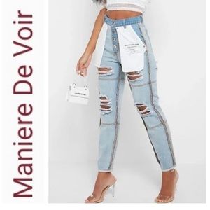 🐞NWT Mainere De Voir Mom Jean Size 12x27”
